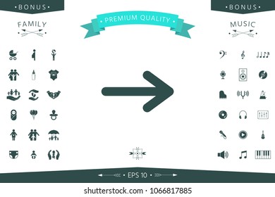 Arrow icon symbol