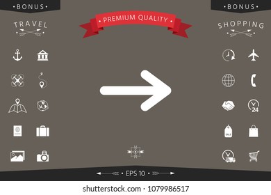 Arrow icon symbol