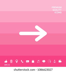 Arrow icon symbol