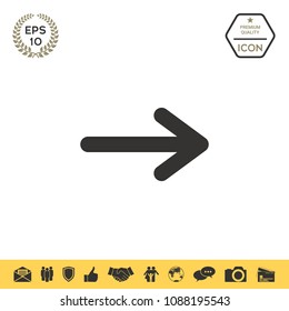 Arrow icon symbol