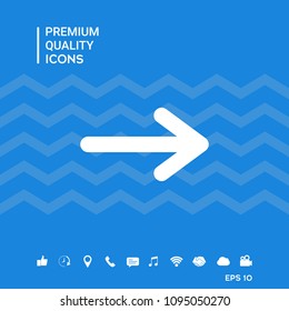 Arrow icon symbol