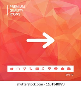 Arrow icon symbol