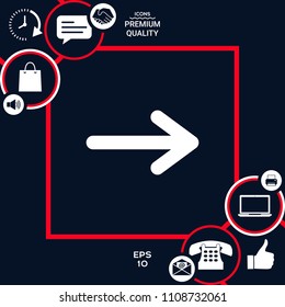 Arrow icon symbol