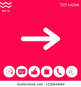 Arrow icon symbol