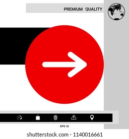 Arrow icon symbol