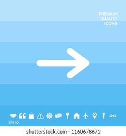 Arrow icon symbol