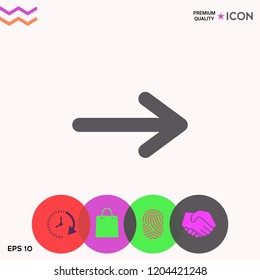 Arrow icon symbol