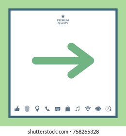 Arrow icon symbol