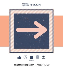 Arrow icon symbol