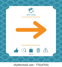 Arrow icon symbol