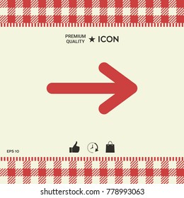 Arrow icon symbol