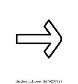 Icono de flecha para App y Sitios web. Signo de flecha y símbolo de Diseño web.