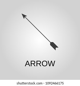 Arrow icon. Arrow symbol. Flat design. Stock - Vector illustration