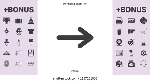 Arrow icon symbol - graphic elements for your design