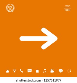 Arrow icon symbol. Graphic elements for your design
