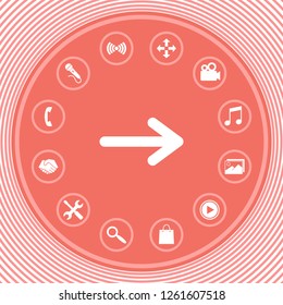 Arrow icon symbol. Graphic elements for your design
