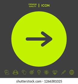 Arrow icon symbol. Graphic elements for your design