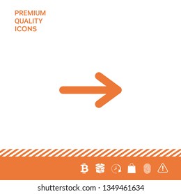 Arrow icon symbol. Graphic elements for your design