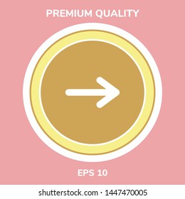 Arrow icon symbol. Graphic elements for your design