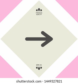 Arrow icon symbol. Graphic elements for your design