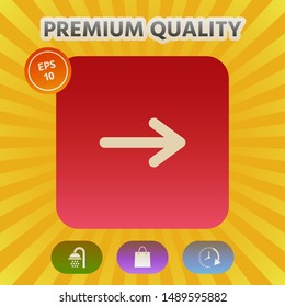 Arrow icon symbol. Graphic elements for your design