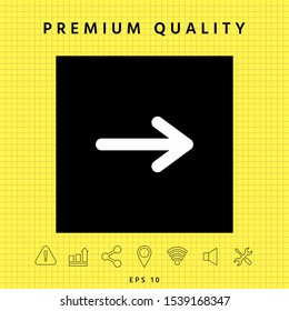 Arrow icon symbol. Graphic elements for your design