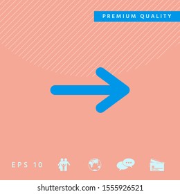 Arrow icon symbol. Graphic elements for your design