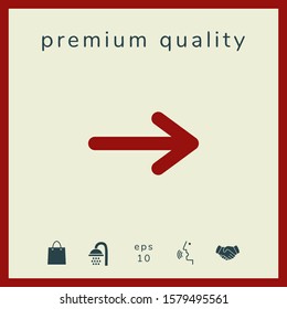 Arrow icon symbol. Graphic elements for your design