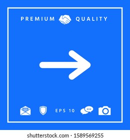 Arrow icon symbol. Graphic elements for your design