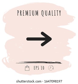 Arrow icon symbol. Graphic elements for your design