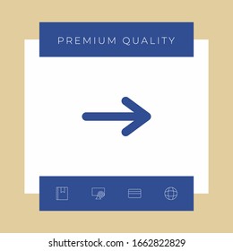 Arrow icon symbol. Graphic elements for your design