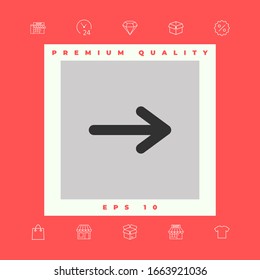 Arrow icon symbol. Graphic elements for your design