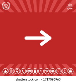 Arrow icon symbol. Graphic elements for your design