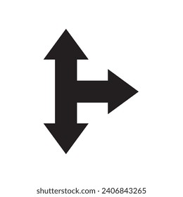 arrow icon, icon, arrow, symbol, line, illustration, design, guide, flat, vector, navigation