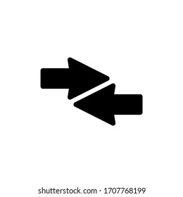 Arrow icon symbol. Navigation icon vector