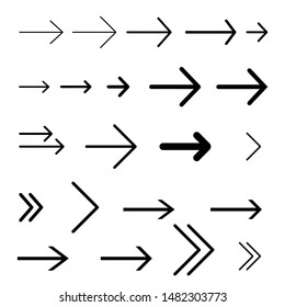 Arrow icon. Arrow symbol. Arrow vector icon