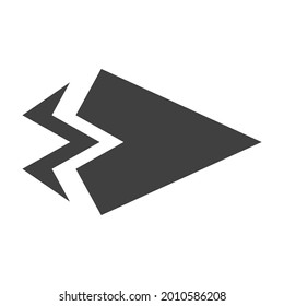 Arrow icon symbol vector illustration