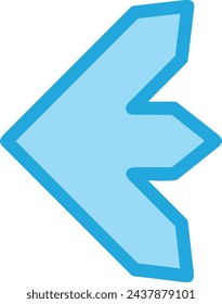Arrow icon symbol vector image with color for element design