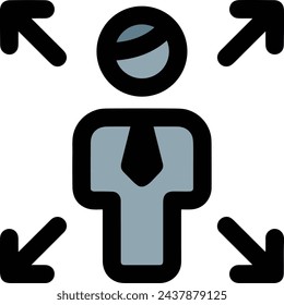 Arrow icon symbol vector image with color for element design