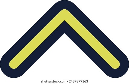 Arrow icon symbol vector image with color for element design