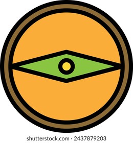 Arrow icon symbol vector image with color for element design