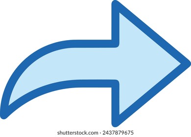 Arrow icon symbol vector image with color for element design