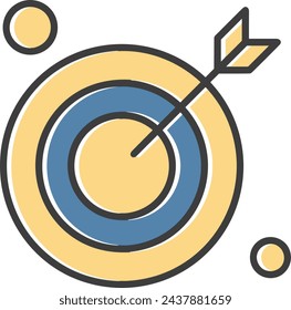 Arrow icon symbol vector image with color for element design