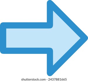 Arrow icon symbol vector image with color for element design