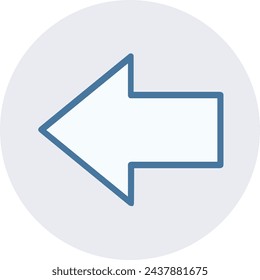 Arrow icon symbol vector image with color for element design