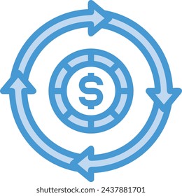Arrow icon symbol vector image with color for element design