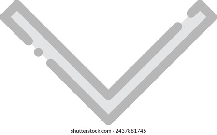 Icono de flecha símbolo de imagen vectorial con color para el diseño de elementos