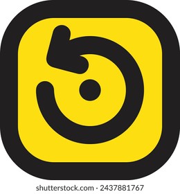 Icono de flecha símbolo de imagen vectorial con color para el diseño de elementos