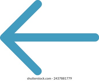 Icono de flecha símbolo de imagen vectorial con color para el diseño de elementos