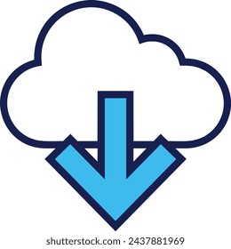 Arrow icon symbol vector image with color for element design